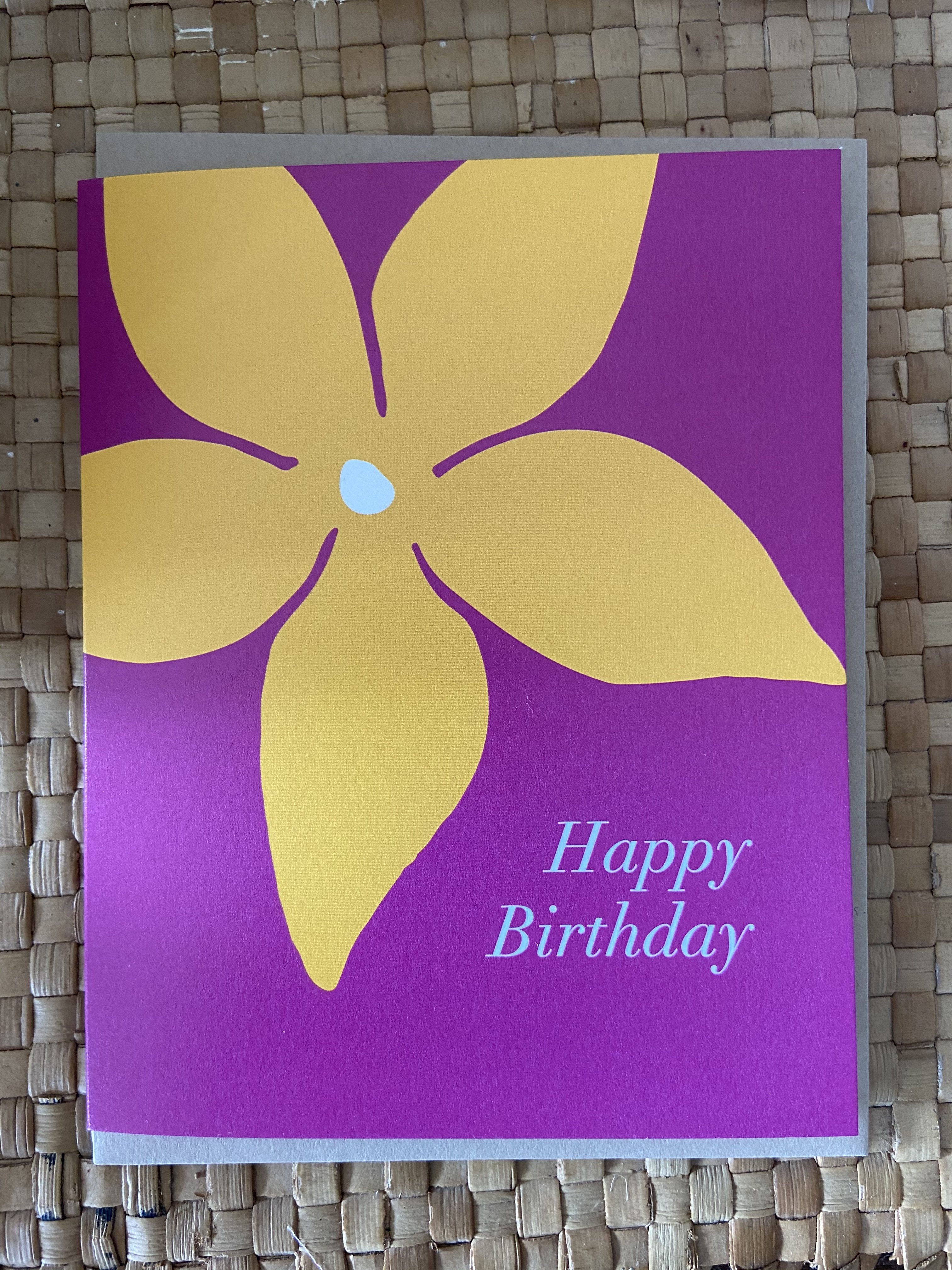 Bright Birthday Card Note Card Bradley & Lily 