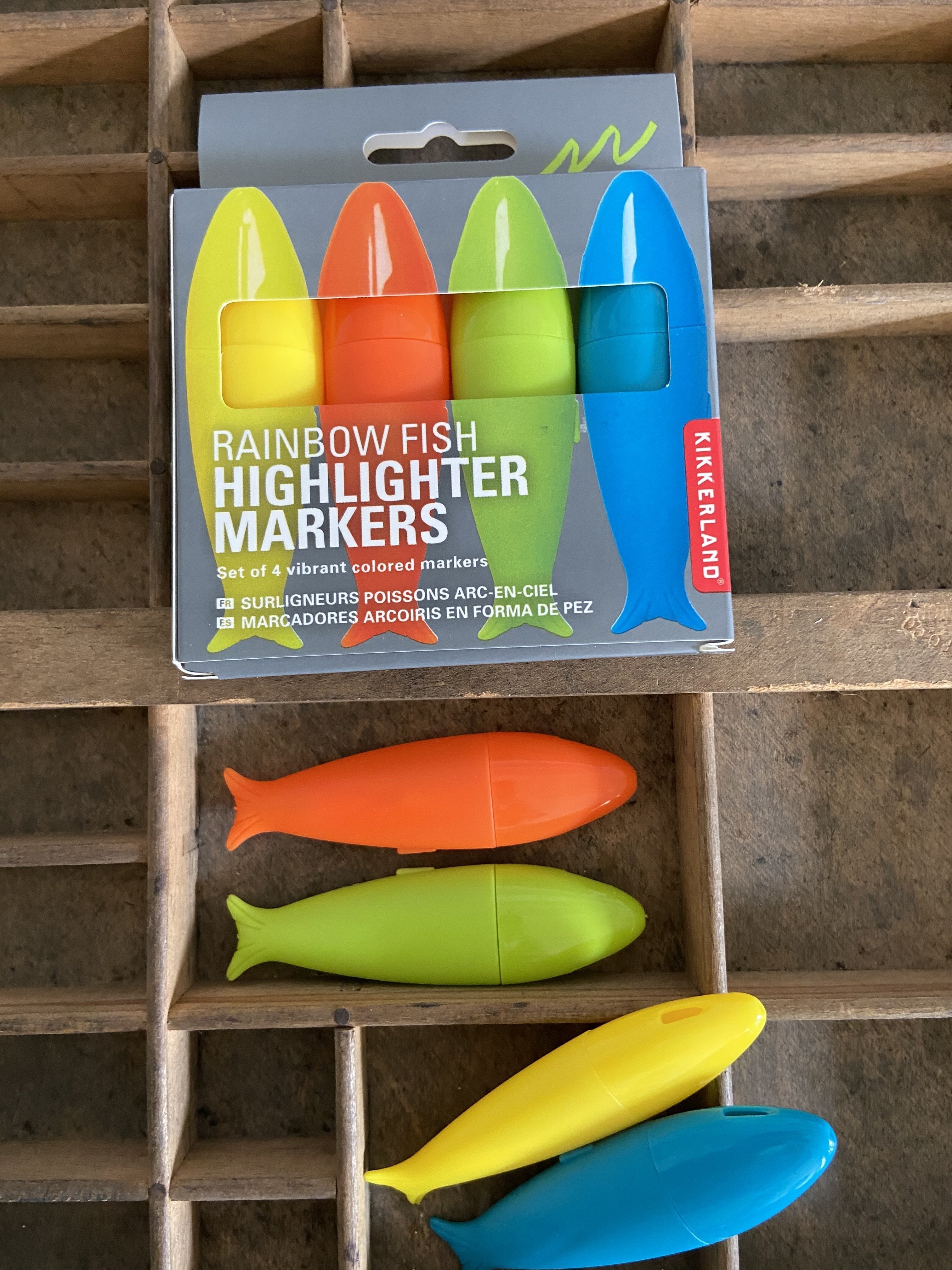 Fish Highlighters - set of 4 Highlighters Bradley &amp; Lily 