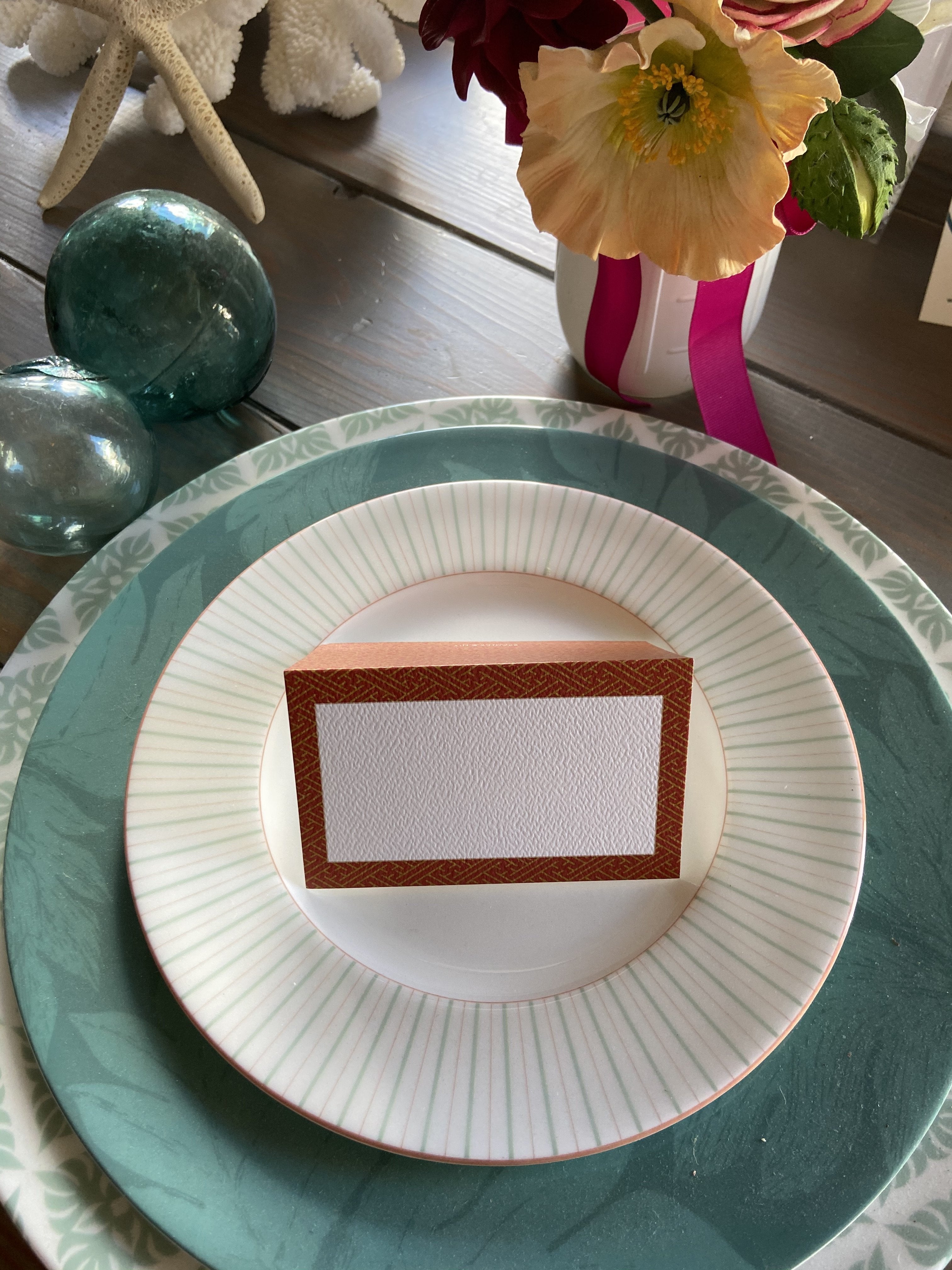 Copper pattern Place Cards Place Cards Bradley & Lily 