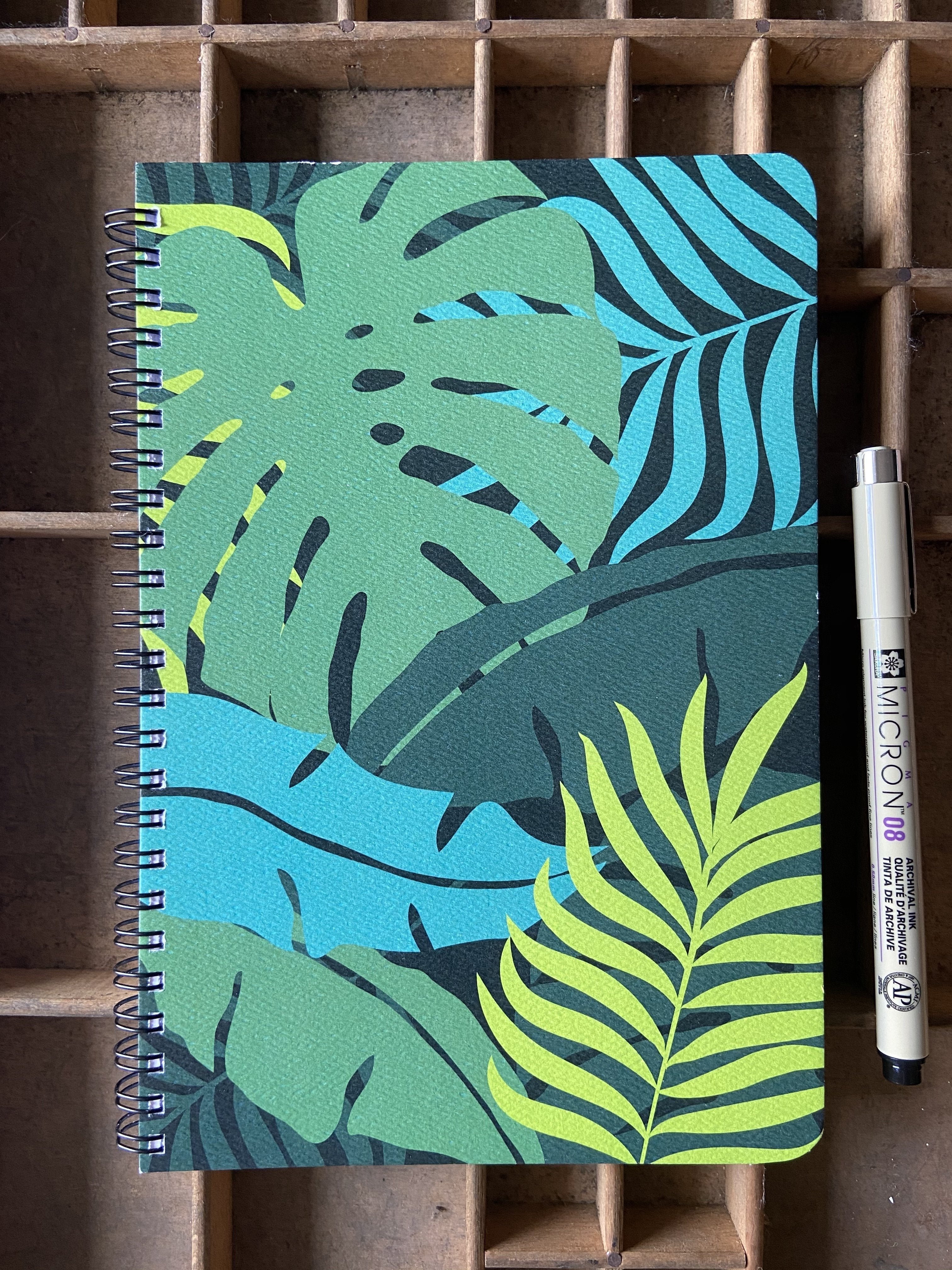 Rainforest Large Spiral Notebook Notebook Bradley &amp; Lily 
