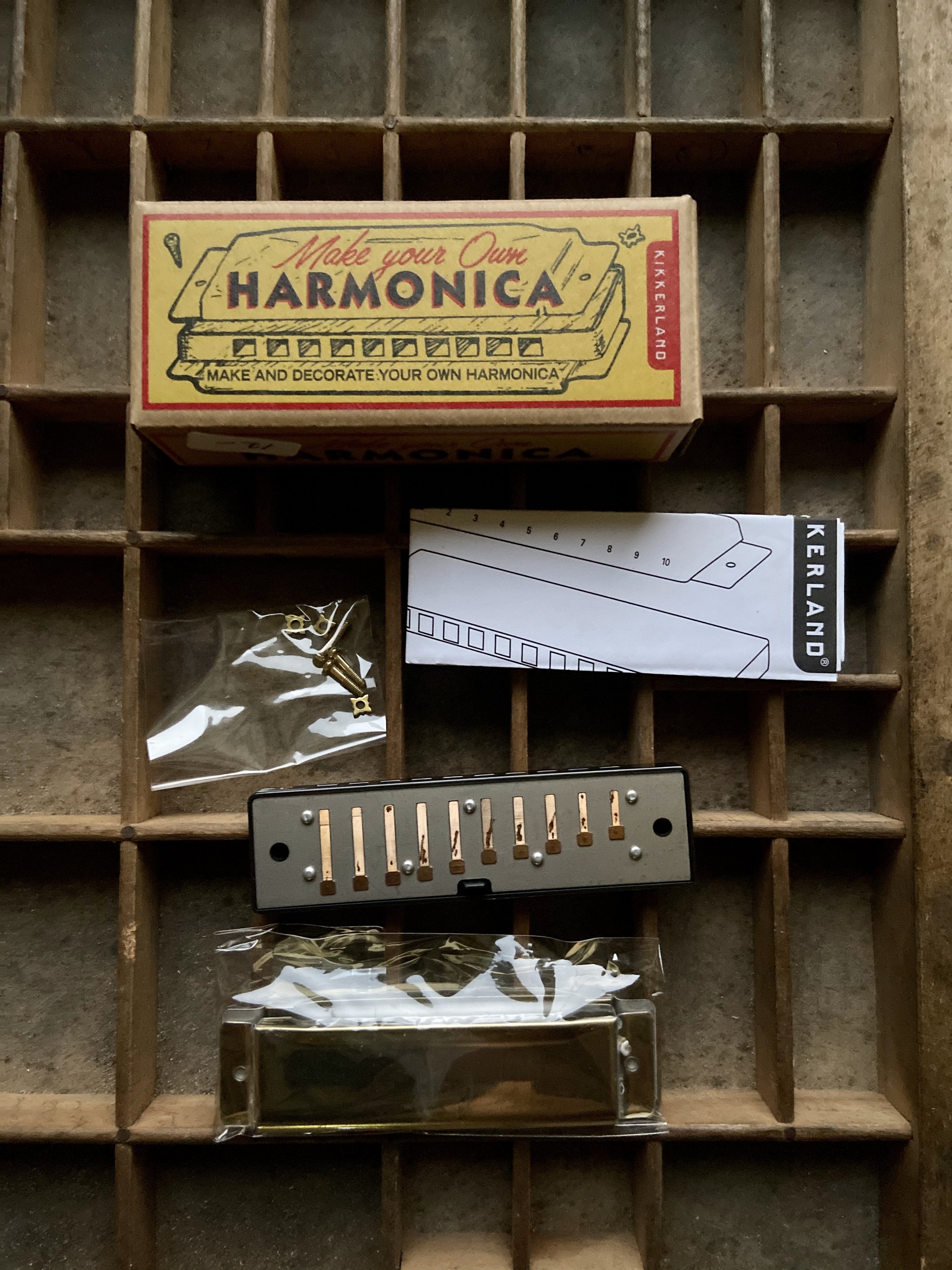 Build your own Harmonica DIY Harmonica Bradley & Lily 