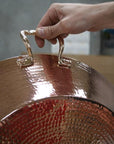 Copper Paella Pan, 13" Pans Amoretti Brothers 