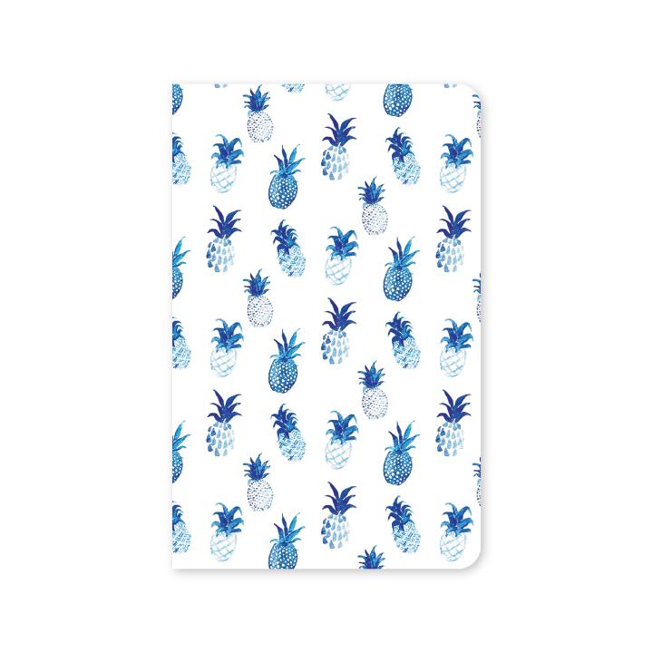 Blue Pineapple Mini Notebook Notebook Bradley & Lily 