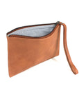 LEATHER CLUTCH CAMEL Clutches Made Free 