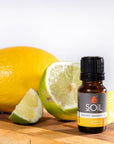 Organic Lemon Essential Oil (Citrus Limon) 10ml Essential Oils Soil Organic Aromatherapy 