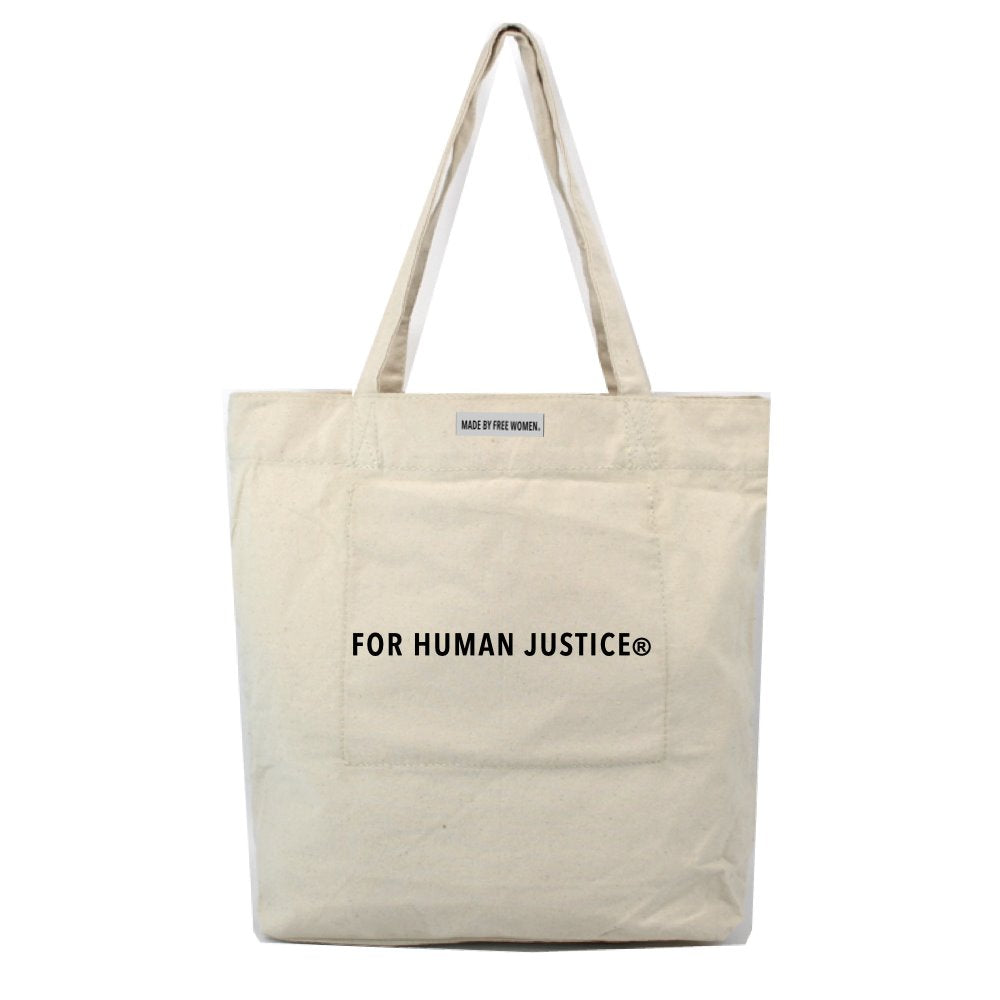 MARKET TOTE FOR HUMAN JUSTICE Tote Bags Made Free 