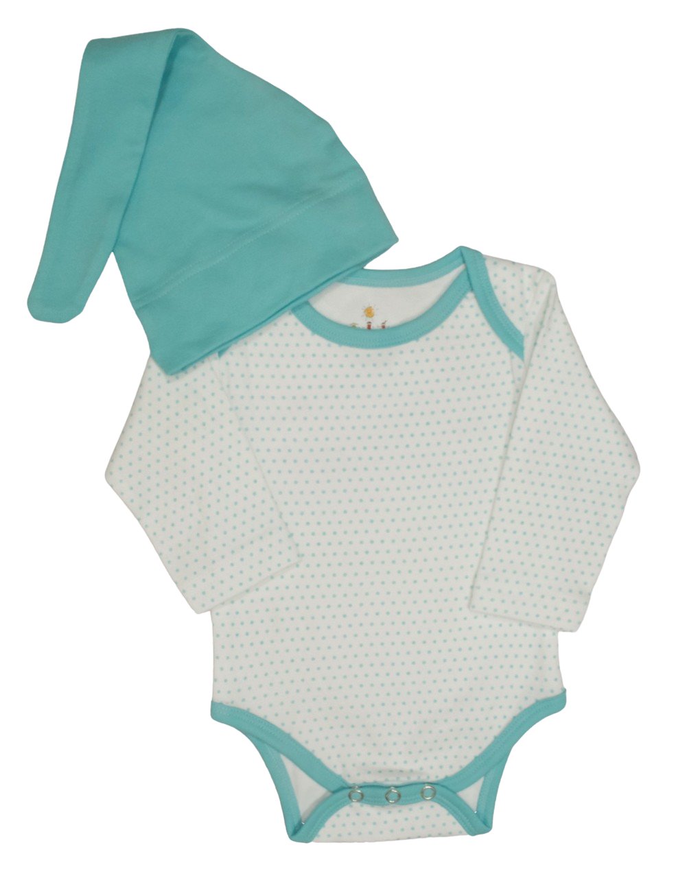 Snap Long Sleeve Body Suit &amp; Hat- Available in 4 Colors Baby Clothes Passion Lilie 