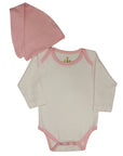 Snap Long Sleeve Body Suit & Hat- Available in 4 Colors Baby Clothes Passion Lilie 