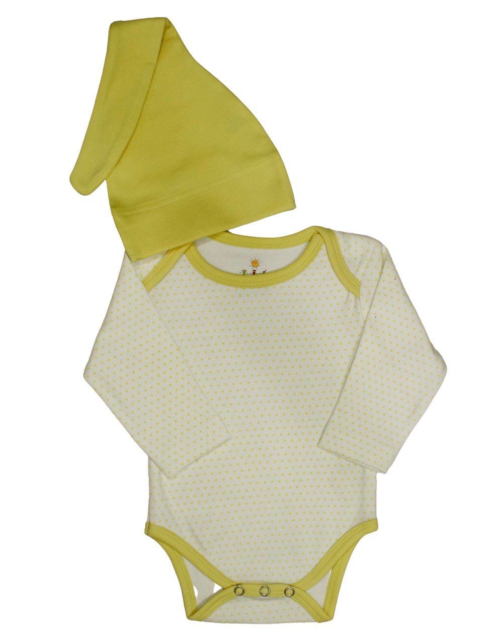 Snap Long Sleeve Body Suit &amp; Hat- Available in 4 Colors Baby Clothes Passion Lilie 