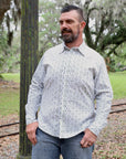 Olive Organic Cotton Men's Button Down Shirt