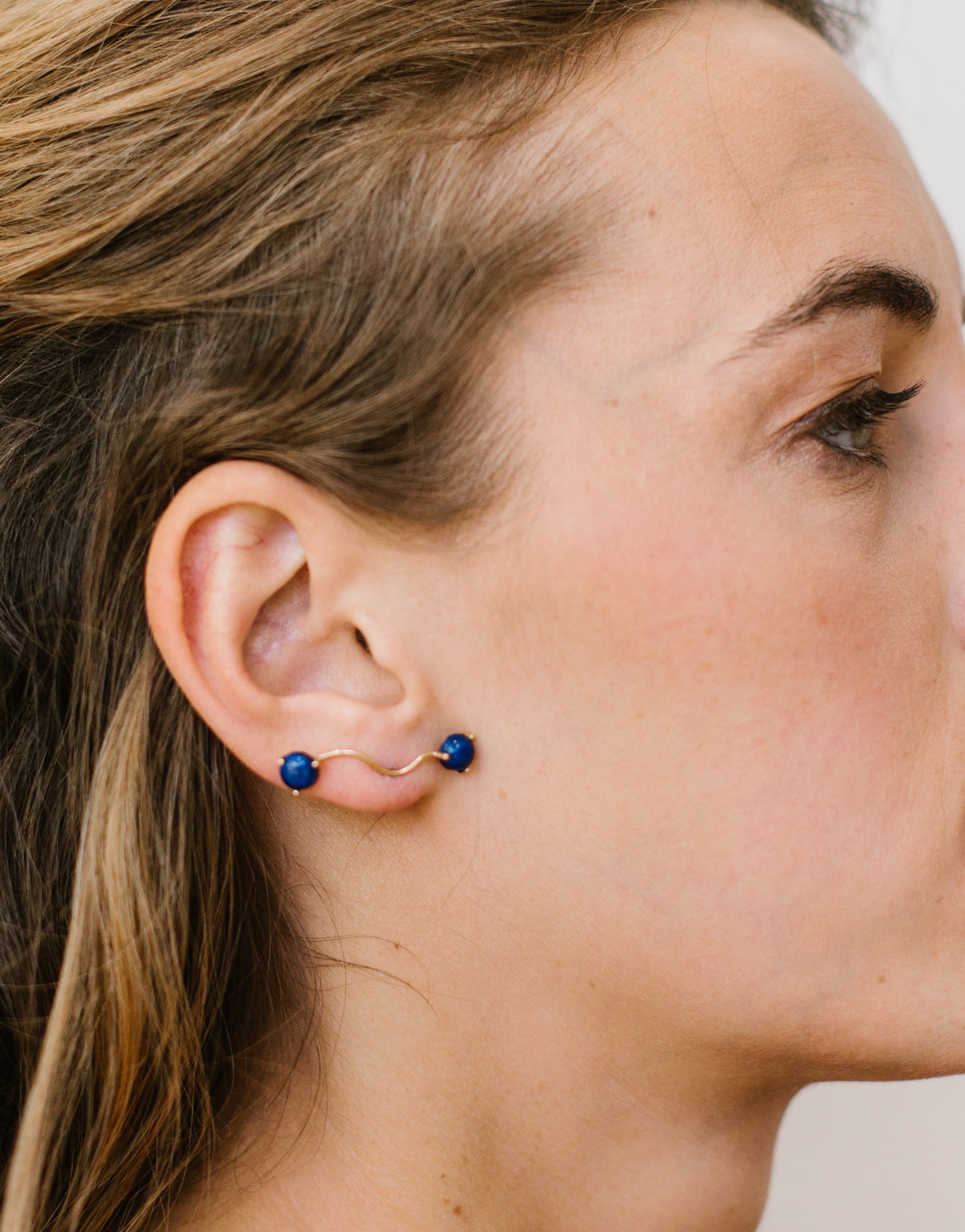 EARRING ELOISE LAPIS Earrings Nayestones 