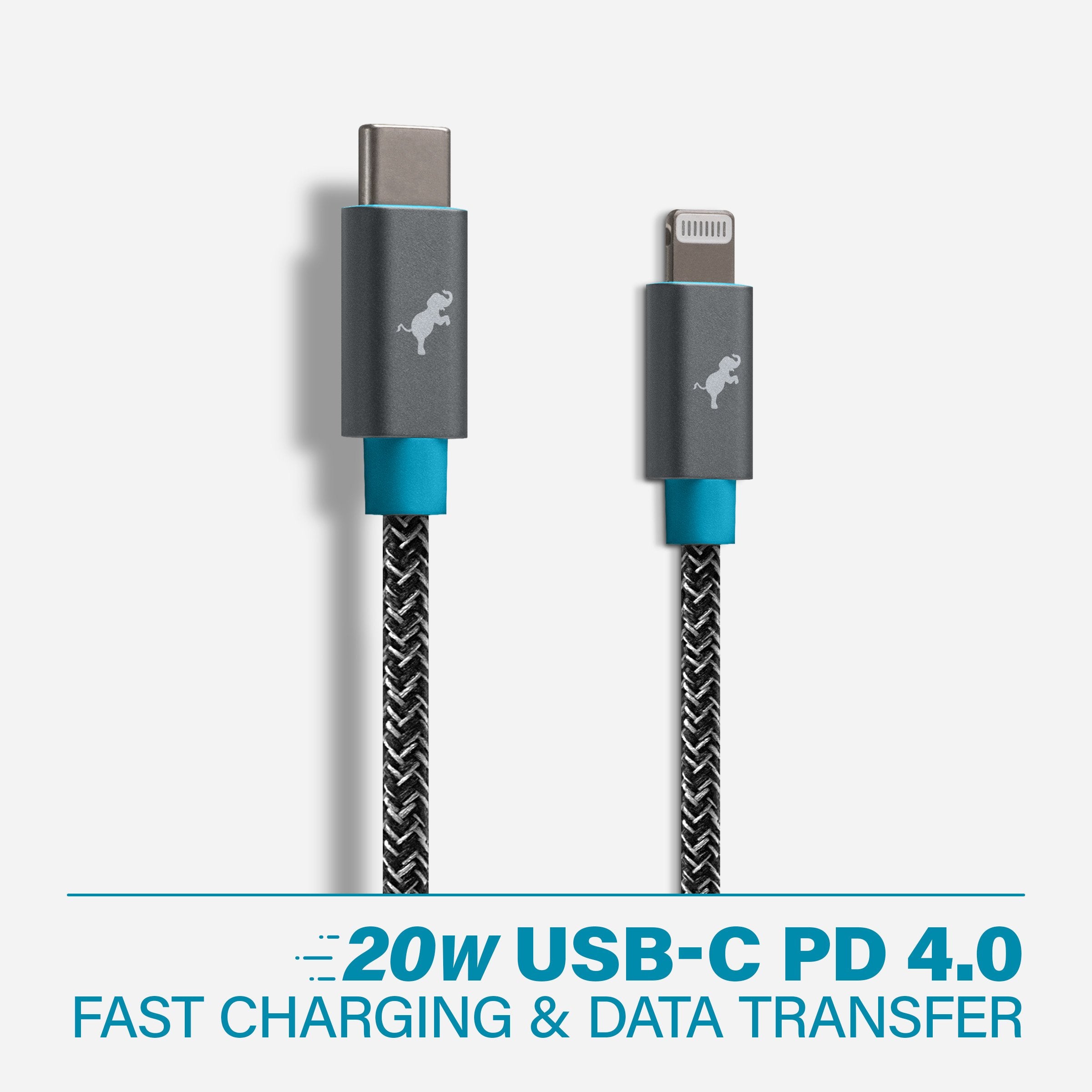 PowerKnit USB-C to Lightning Cable Charging Cable Nimble 