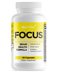 Pure Food Focus Brain Formula - 60 Capsules Unflavored Pure Food Digestive Health 