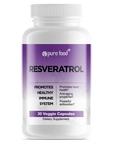 Pure Food Resveratrol NSF-Certified Supplement - 30 Capsules