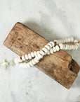 Asili All White Bone Beads Home Goods RoHo Goods 