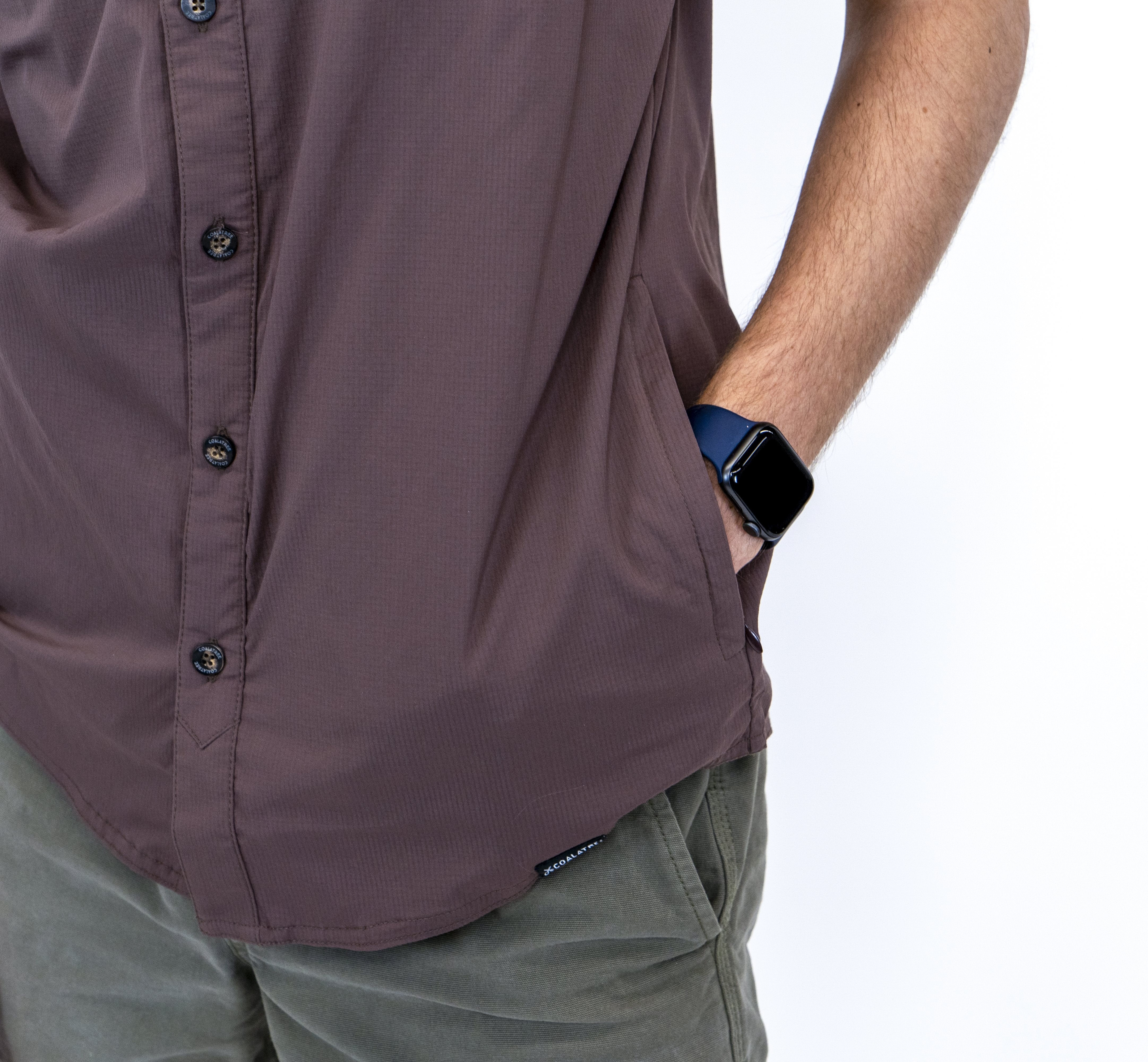 Mens Switchback Shirt: Made from Recycled Coffee Grounds Coalatree 