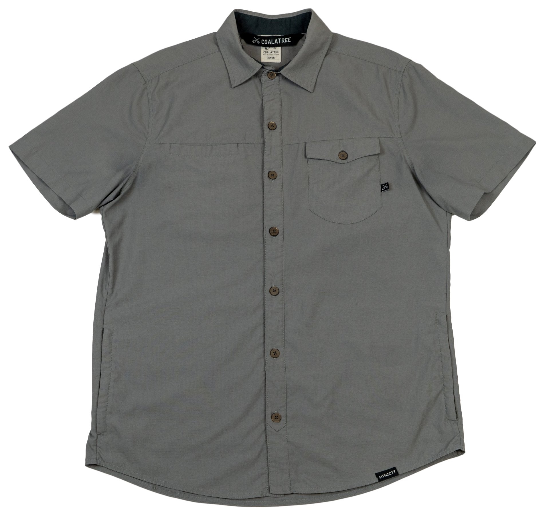 Mens Switchback Shirt: Made from Recycled Coffee Grounds Coalatree 