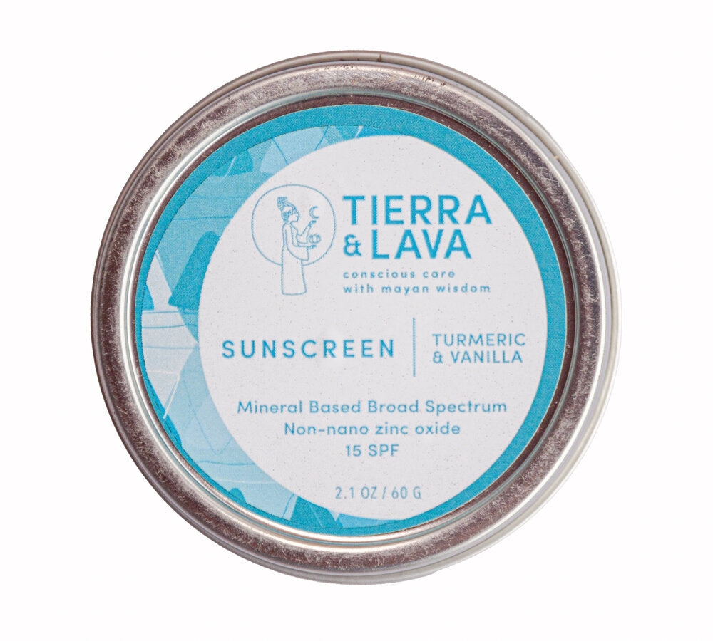 Turmeric &amp; Vanilla Sunscreen SPF 15 Sunscreens Tierra and Lava 