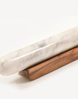 Marble Rolling Pin and Wood Base