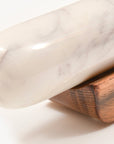 Marble Rolling Pin and Wood Base