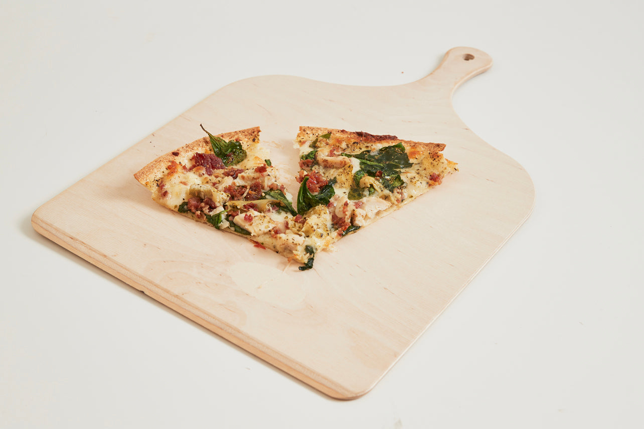 Italian Pizza Making Set with Peel &amp; Slicer