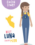 Luna from Peru Dolls For Purpose Kids 