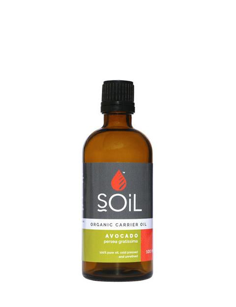 Organic Avocado Oil (Persia Grattissima) 100ml Essential Oils Soil Organic Aromatherapy 