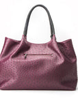 Naomi - Cherry Vegan Leather Tote Bag Tote Bags GUNAS New York 
