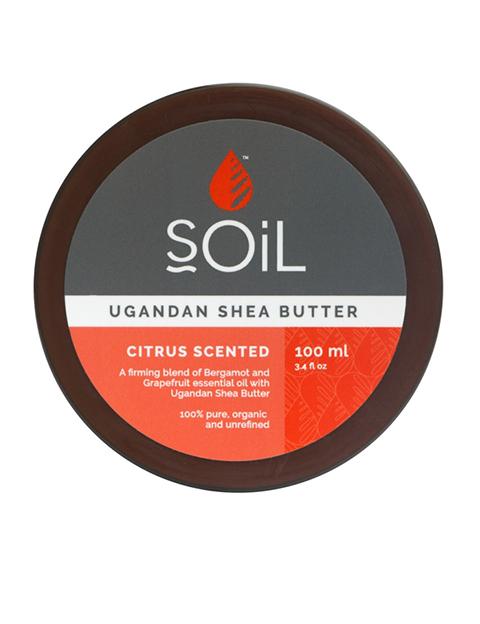 Organic Shea Butter - Citrus Scented 100ml Shea Butter Soil Organic Aromatherapy 