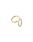 GOLD CURL RING