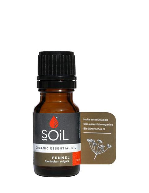 Organic Fennel Essential Oil (Foeniculum Vulgarus) 10ml Essential Oils Soil Organic Aromatherapy 