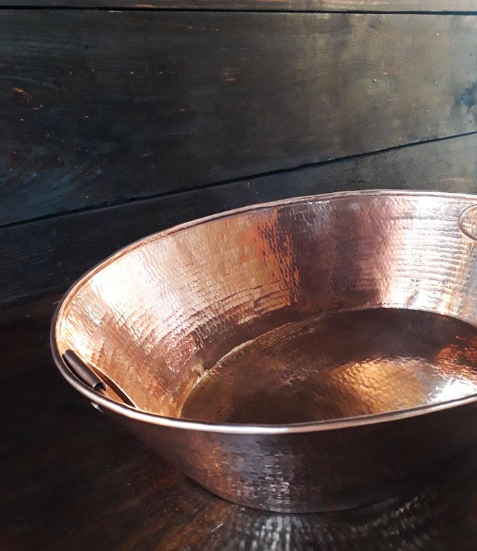 Large Copper Ice Bucket 21&quot; Ice Buckets Amoretti Brothers 