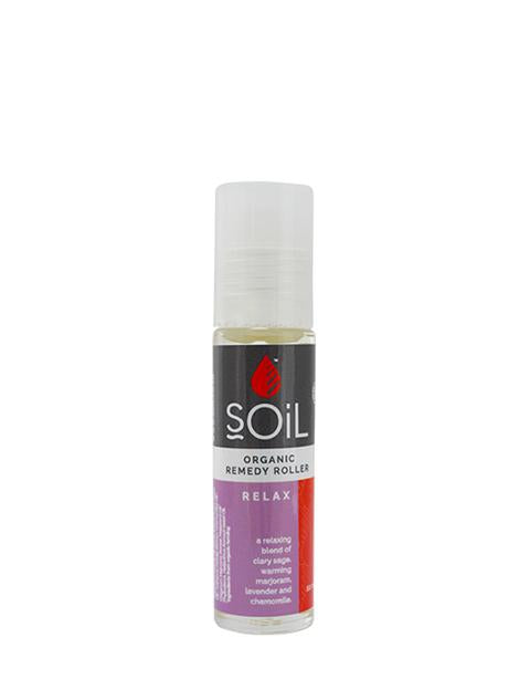 Organic Remedy Roller - Relax Remedy Roller Soil Organic Aromatherapy 