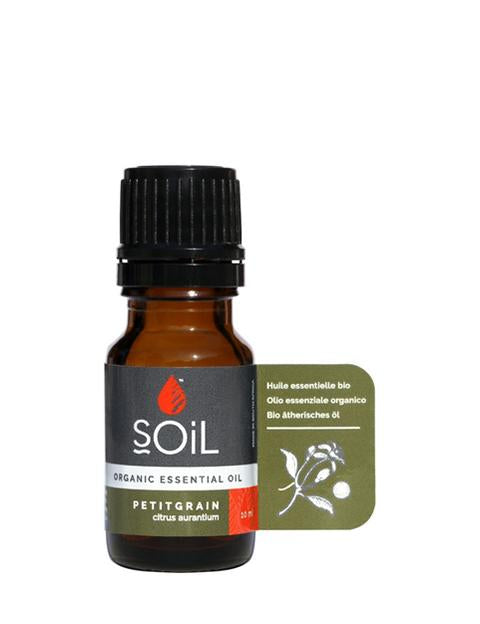 Organic Petitgrain Essential Oil (Citrus Aurantium) 10ml Essential Oil Soil Organic Aromatherapy 