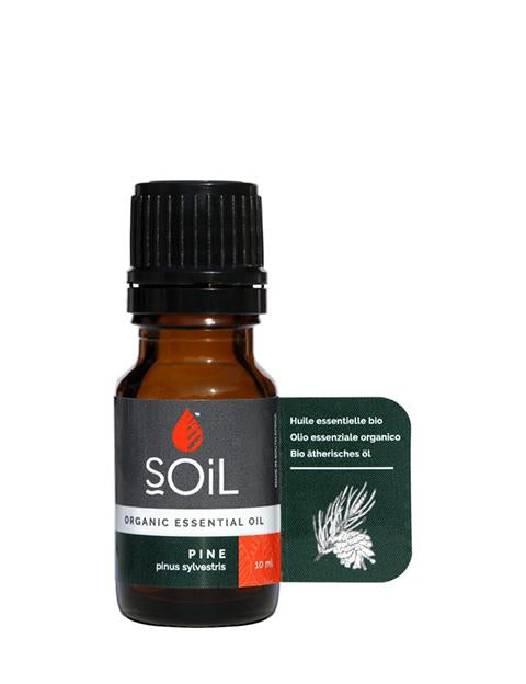 Organic Pine Essential Oil (Pinus Sylvestris) 10ml Essential Oil Soil Organic Aromatherapy 
