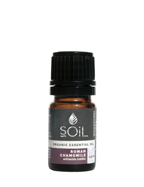 Organic Chamomile, Roman Essential Oil (Anthemis Nobilis ) 2.5ml Essential Oils Soil Organic Aromatherapy 