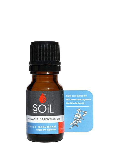 Organic Marjoram Essential Oil (Origanum Marjorana) 10ml Essential Oil Soil Organic Aromatherapy 