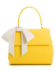 COTTONTAIL - Yellow Vegan Leather Shoulder Bag Tote Bags GUNAS New York 