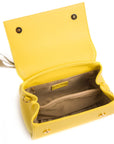 COTTONTAIL - Yellow Vegan Leather Shoulder Bag Tote Bags GUNAS New York 
